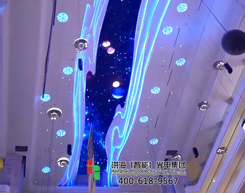 led天幕屏新型商业地标街景的又一种视觉体验