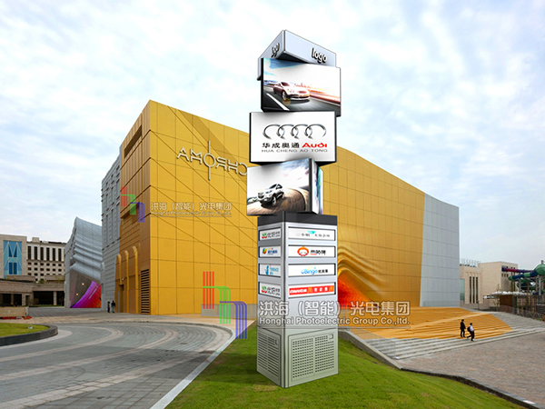 三层旋转屏-几种不同款项的三层旋转led屏展示！