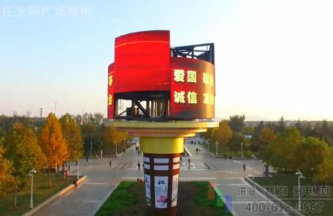 目前智能广告机器人中的旋转LED广告屏都有哪些？