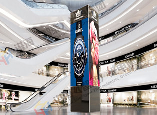 LED旋转屏优势与特点，高铁站、飞机场、商场是否适合？