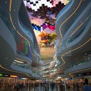 室内户外LED5D动感天幕显示屏