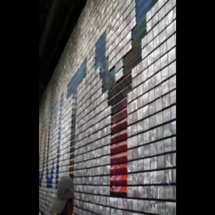 点阵机械像素墙