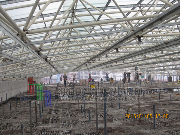 广东led天幕施工现场