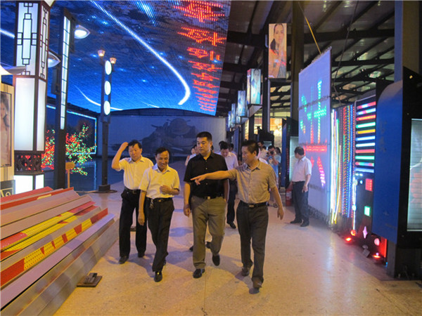 霍高原市长来洪海视察工作 霍高原市长来洪海视察工作