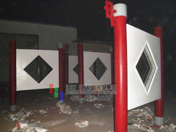 山东烟台公交站台仿古候车亭