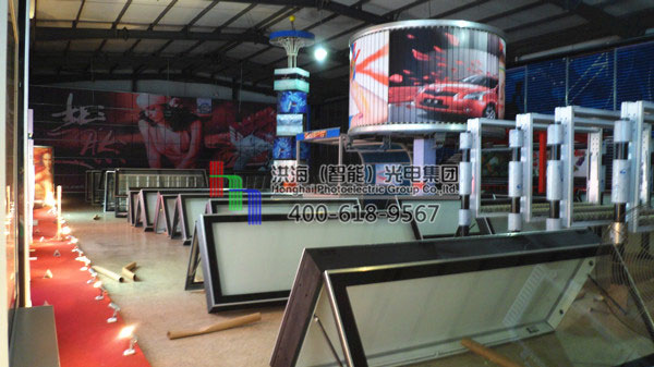 安徽亳州滚动换画灯箱