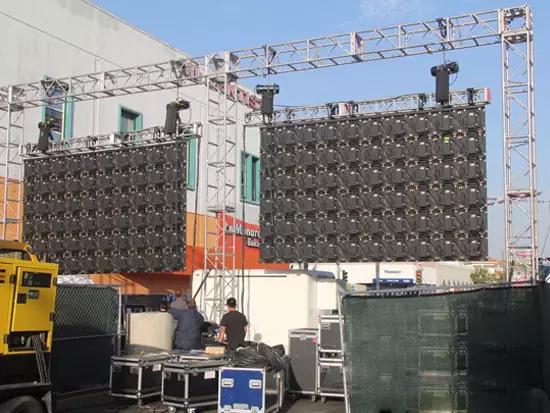 洪海LED显示屏吊装式安装方式