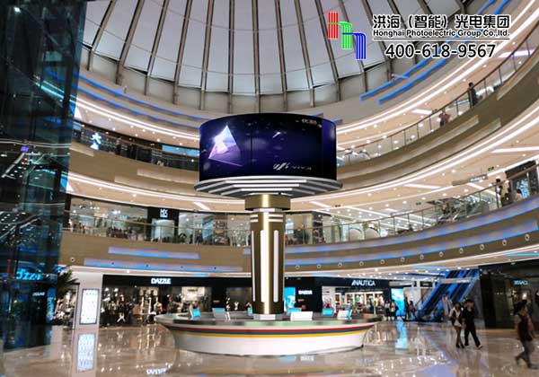 LED旋转屏效果图