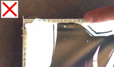 弹力布灯箱安装画面错误方式