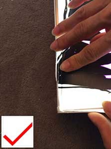 灯箱弹力布画面正确安装方式