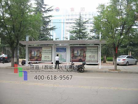 公交候车亭换画灯箱-河南义马