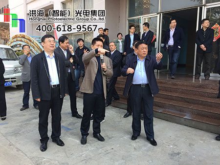 市委领导调研洪海