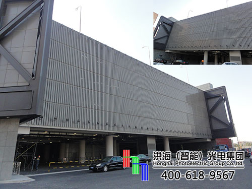 上海墙体平直方阵三面翻工程实例