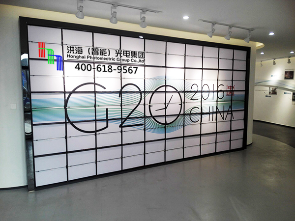 浙江杭州室内墙体十面翻展示牌
