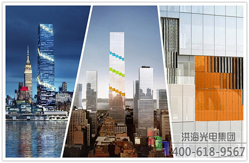 户外建筑楼宇装饰玻璃幕墙百叶类型特征